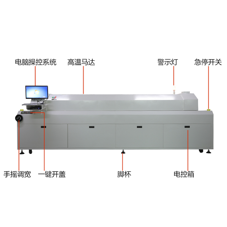 smt设备乐玩回流焊800L